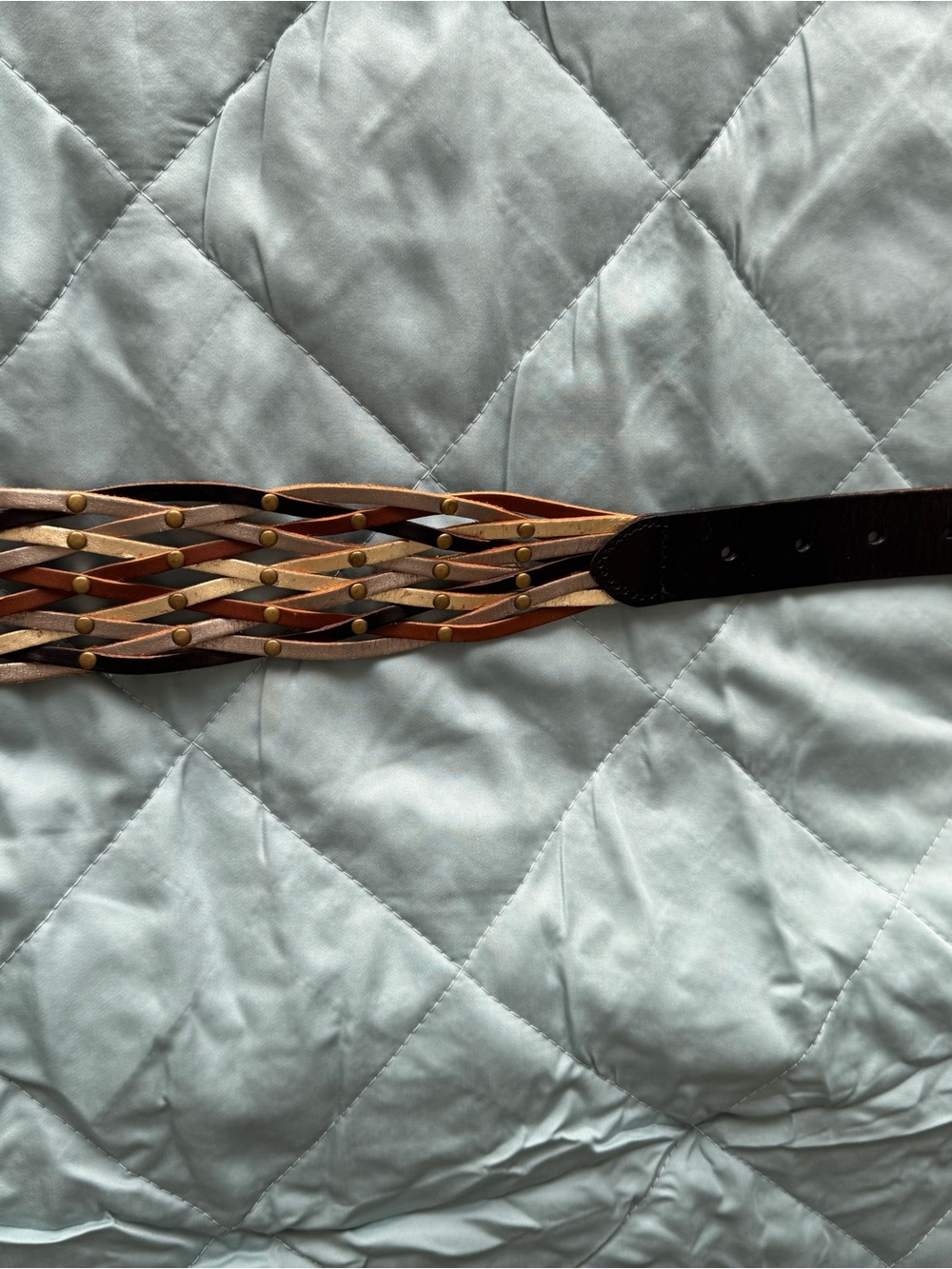 Fossil Braided Multi-Color Leather Belt - Picture 2 of 7